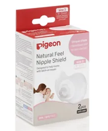 Pigeon - Natural Feel Nipple Shield (L) - Size 3