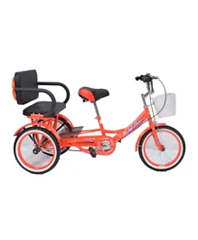 املا كير - دراجة ثلاثية العجلات - أحمر