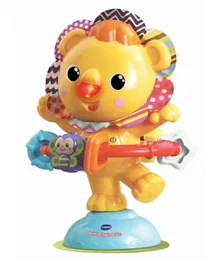 Vtech Twist & Spin Lion - Interactive Musical Toy for Toddlers, Suction Cup Base, Lights and Sounds, 6-24 Months Yellow