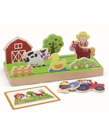 Viga Wooden Learning Space and Distance Toy