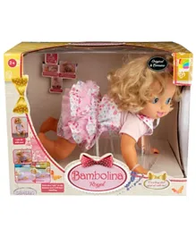 Bambolina Royal Crawling Doll - Height 40 cm