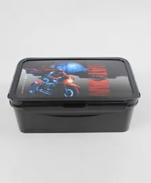 Batman Plastic Lunch Box for Kids 4 Years+, Durable with Attractive Batman Print, 18x9x6cm