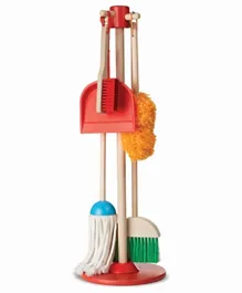 Melissa & Doug Wooden Let's Play House Dust Sweep & Mop