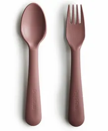 Mushie Fork and Spoon - Woodchuck
