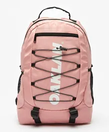Oaklan by ShoeExpress Logo Print Backpack Pink