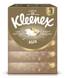 Kleenex -  Silk Soft 3 Ply Facial Tissue Paper, Pack Of 6 X 50 Sheets