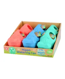 Playgo Plastic Hippo Watering Cans 3 Pieces - Assorted