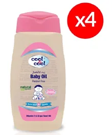 Cool & Cool Baby Oil Pack of 4 - 250 ml