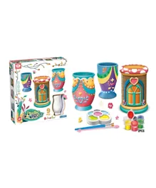 Family Center - Painter Ceramic Tea Set w/ Coloring Tools