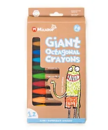 ميكادور - أقلام تلوين عملاقة  عبوة من 12 قطعة - متعددة الألوان