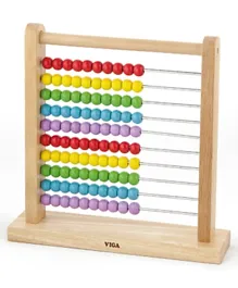 Viga Wooden Abacus 50493 - Multi Color