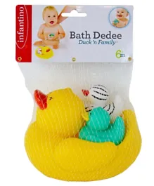 Infantino Bath Dedee Duck & Family Squeeze Toy - 2 Pieces