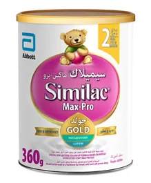 Similac - Max Pro Baby Formula (2) 360 Gm - 6-12 M