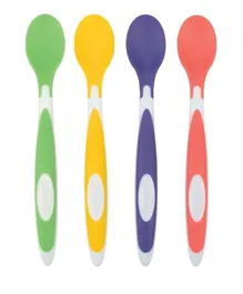 Dr. Brown's Soft-Tip Spoon Pack of 4 - Multicolour