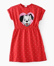 Disney 101 Dalmations Long Dress - Red
