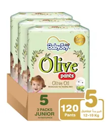 Babyjoy Olive Pants Size 5, Junior - 120 Diapers