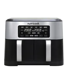 Nutricook Dual Air Fryer 8L 2800W NCAF800 - Silver/Black