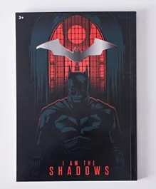 وورنر بروز - دفتر ملاحظات مقاس A5 مطبوع عليه عبارة Batman I Am The Shadows