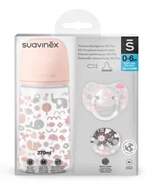 Suavinex Set 270+Soother Phy 0/6+Clip Memo Pk