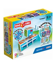 Geomag Magicube Printed Transport + Cards STEM Toy 7 Pcs