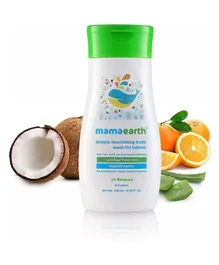 Mama Earth Deeply Nourishing Body Wash For Babies -200 ml White