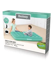 Bestway - Drowsy Dreamer Airbed with Manual Hand Pump - Orange