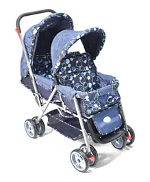 Amla Baby - Twin Stroller - Blue