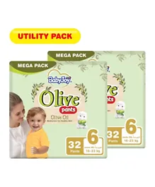 Babyjoy Olive Pants Diaper- Size 6 Junior XXL- 16-23 kg- Monthly Pack