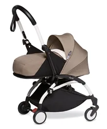Babyzen YOYO2 Stroller - White Frame with Newborn Taupe Pack