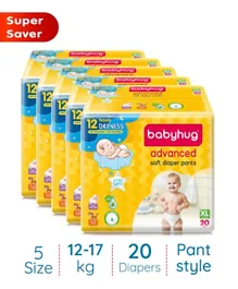 Babyhug Advanced Pant Style Diapers Size 5 - 100 Pieces