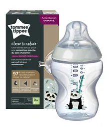 Tommee Tippee - Closer to Nature Slow-Flow Baby Bottles with Anti-Colic Valve Be Kind Pack of 1 - 260ml - Assorted