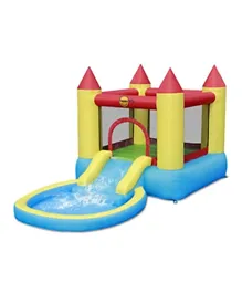 Happy Hop Bouncy Castle With Pool & Slide - Multi Color