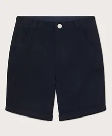Monsoon Children Solid Shorts - Navy Blue
