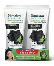 Himalaya - Detoxifying Charcoal Face Scrub - 150ml Twin Pack