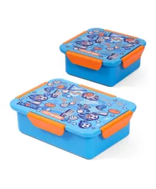 Eazy Kids Lunch Box Set - Soccer - Blue