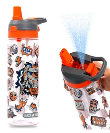 Eazy Kids Gen Z Tritan Water Bottle w/ Spray 750ml - Grey