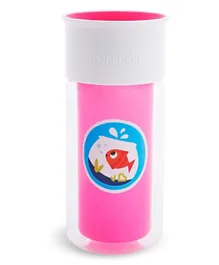 Munchkin Miracle 360° Insulated Sticker Personalized Sippy Cup Pink - 9oz