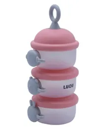 Luqu Milk Powder Container Side Opening - Pink
