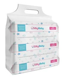 Unicare - Silky Baby Wipes 544 G - Pack of 3 - 120 Pieces