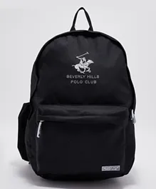 Beverly Hills Polo Club Logo Embroidered Backpack With Pencil Pouch - 18 Inches