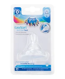 Canpol - Easystart Silicon Teat Mini For Wide Neck Bottle - 1 Piece