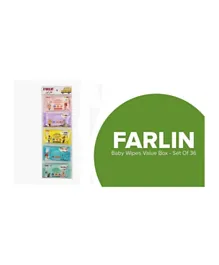Farlin School Wipes 10 Sheet X 5 X 36 Packs