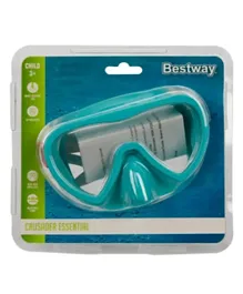 Bestway Hydroswim Guppy Mask for Kids, UV-Protective Lenses, Adjustable Split Head Strap, Ages 7 Years+