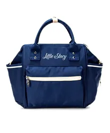 حقيبة للحفاضات من ليتل ستوري - أزرق