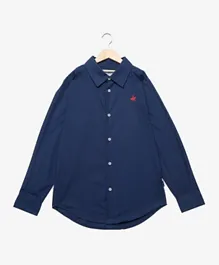 Beverly Hills Polo Club Logo Embroidered Shirt - Navy
