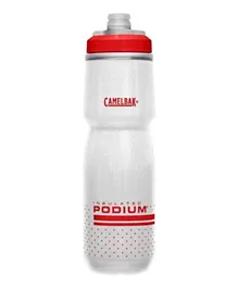 CamelBak Podium Chill Bottle Fiery Red and  White - 710mL