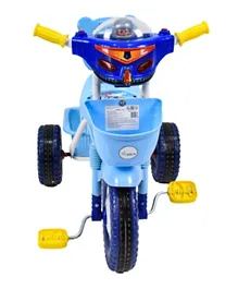 أملا بيبي - دراجة ثلاثية العجلات بمقعدين - أزرق