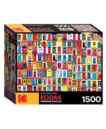 Craz-Art Kodak Puzzle Collage Of Ancient Colorful Doors From Around The World - 1500 Pieces