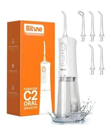 بيتفاي - جهاز تنظيف الأسنان المائي الاحترافي للأسنان - أبيض