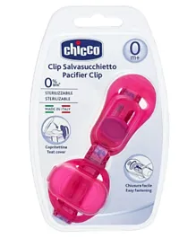 Chicco Pacifier Clip - Pink